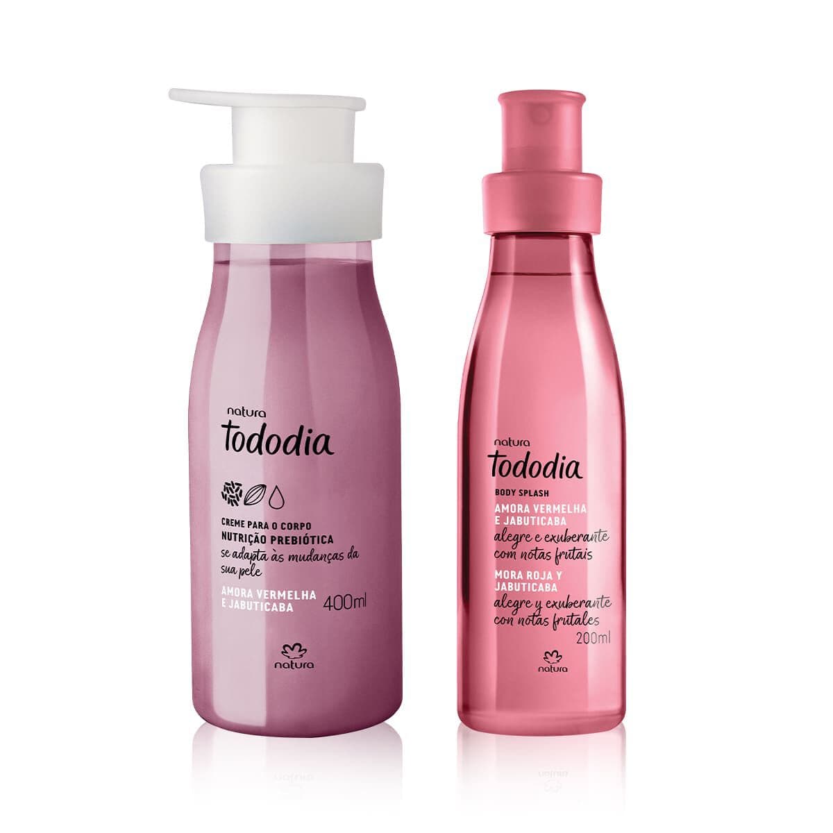 Kit Tododia Amora Vermelha e Jabuticaba com Hidratante e Body Splash (2 produtos) — foto 1
