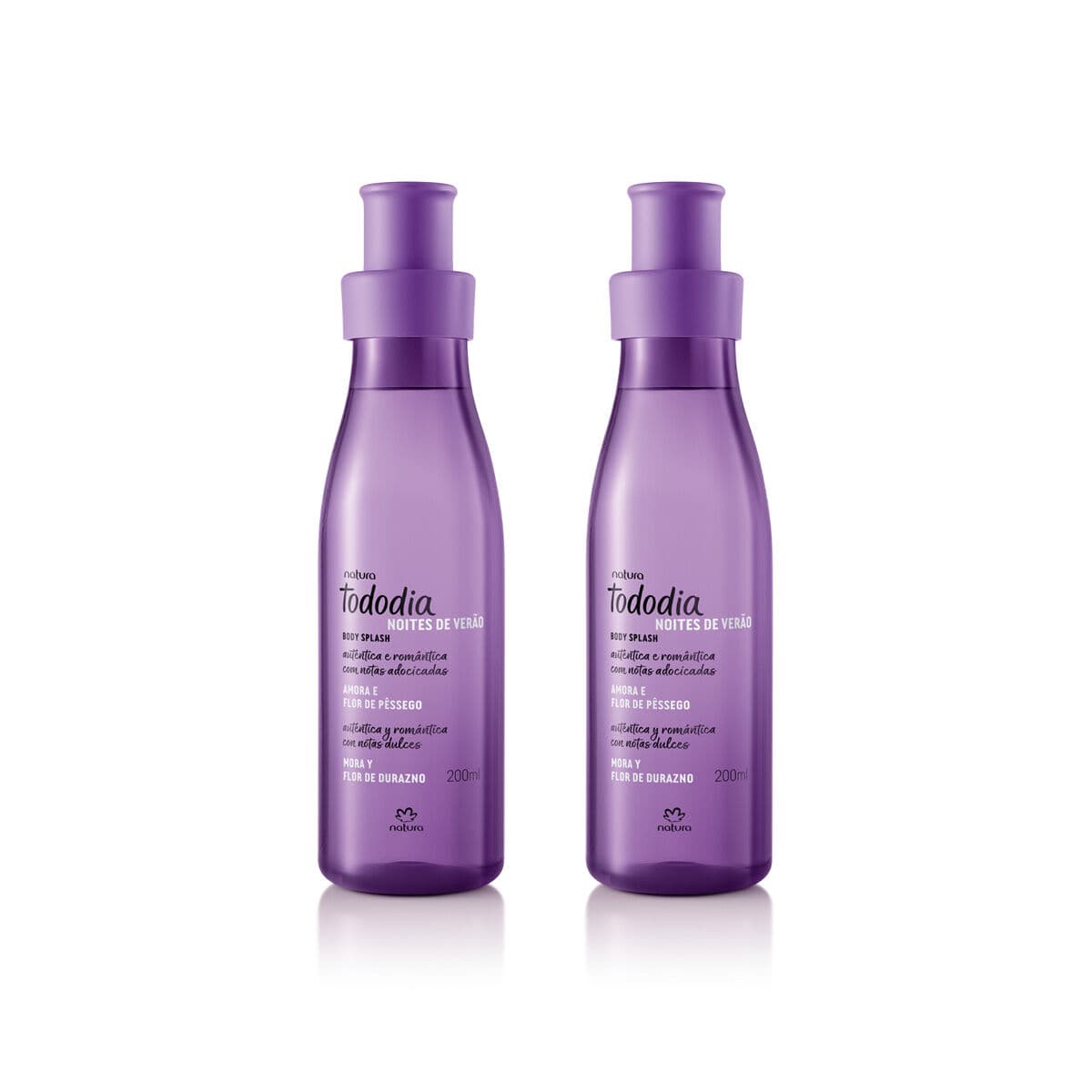 Kit Body Splash Tododia Amora e Flor de Pêssego 2 produtos de 200 ml — foto 1