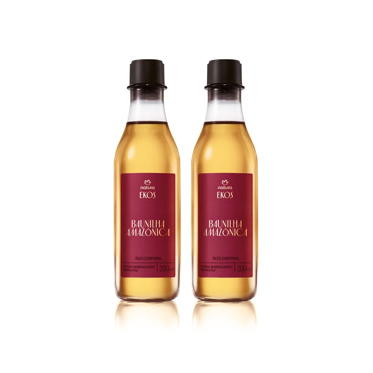 Kit Ekos Óleo Monofásico Desodorante Corporal Baunilha Amazônica 2 unidades de 200 ml — foto 1