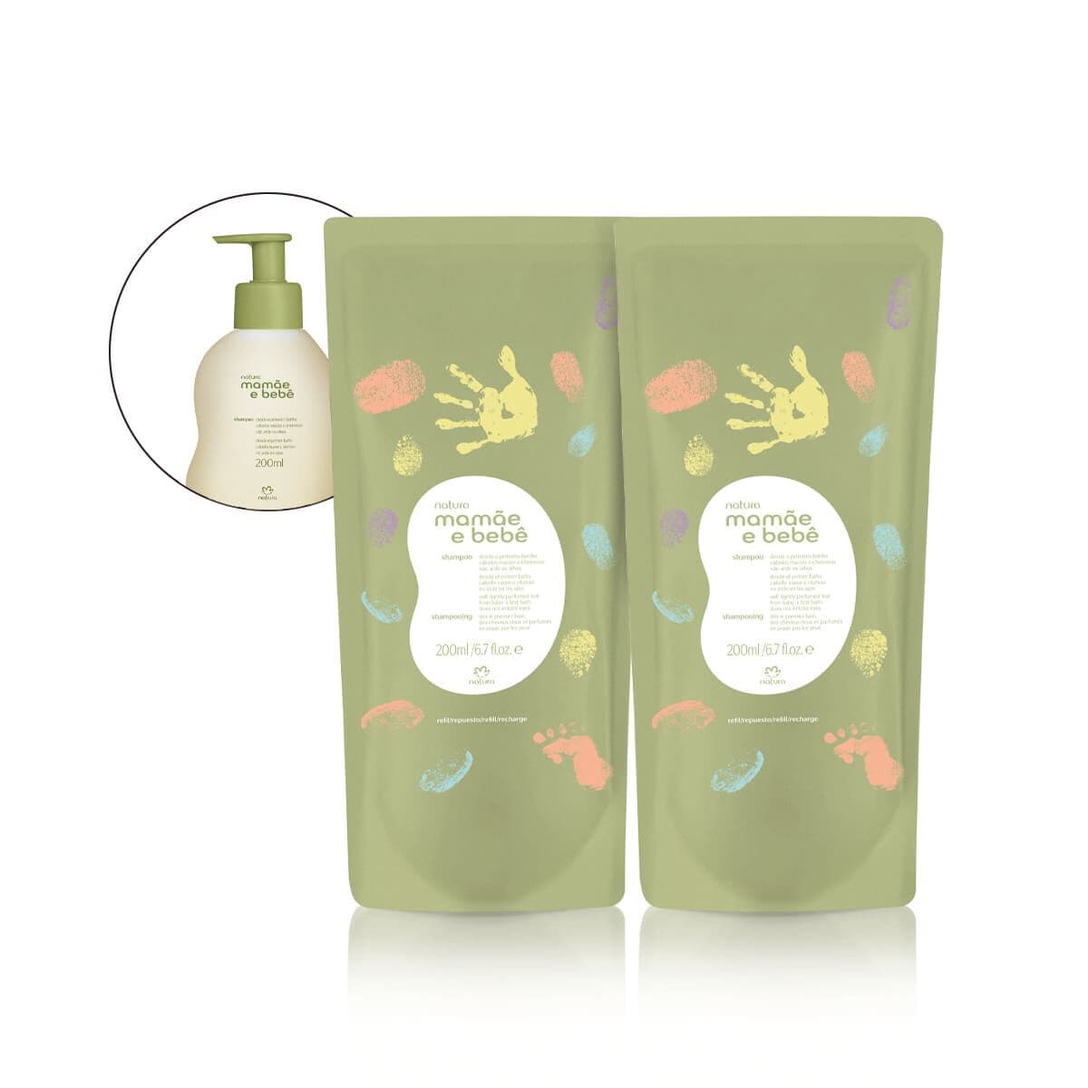 Kit Refil Shampoo Mamãe e Bebê (2 unidades) — foto 1