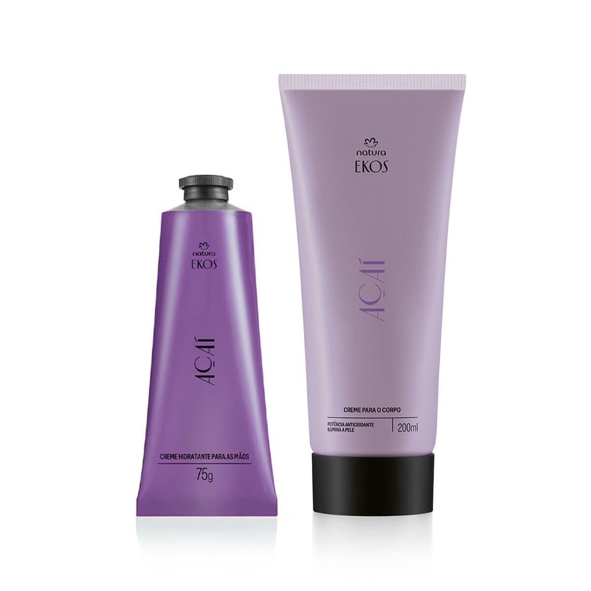 Kit Creme Hidratante para Mãos e Creme Desodorante Hidratante para o Corpo Ekos Açaí — foto 1