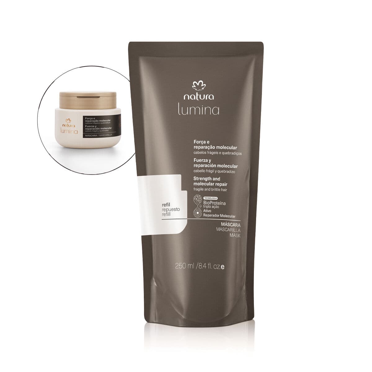 Refil Máscara Força e Reparação Molecular 250 ml — foto 1