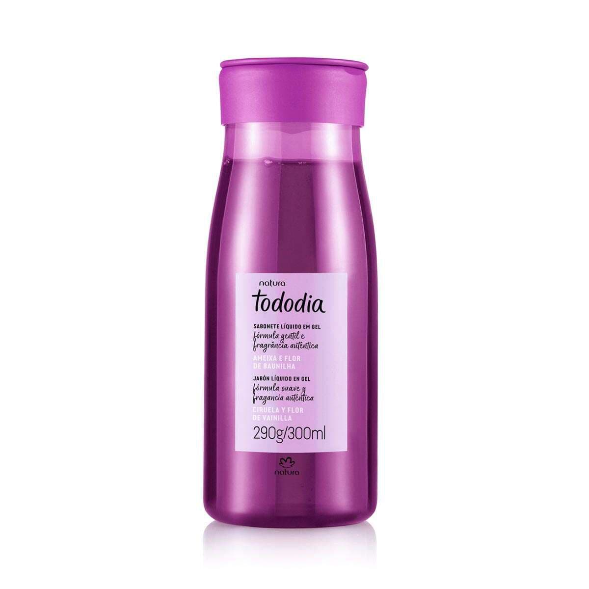 Sabonete Líquido em Gel Tododia Ameixa e Flor de Baunilha 300 ml — foto 1