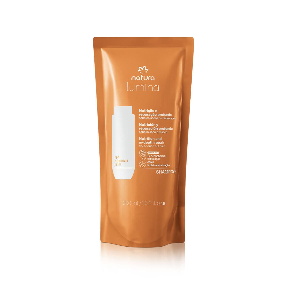 Refil Shampoo Nutritivo para Cabelos Secos ou Ressecados Lumina — foto 1