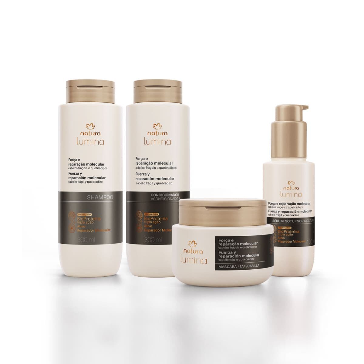 Kit Lumina Força e Reparação Molecular (4 produtos) — foto 1