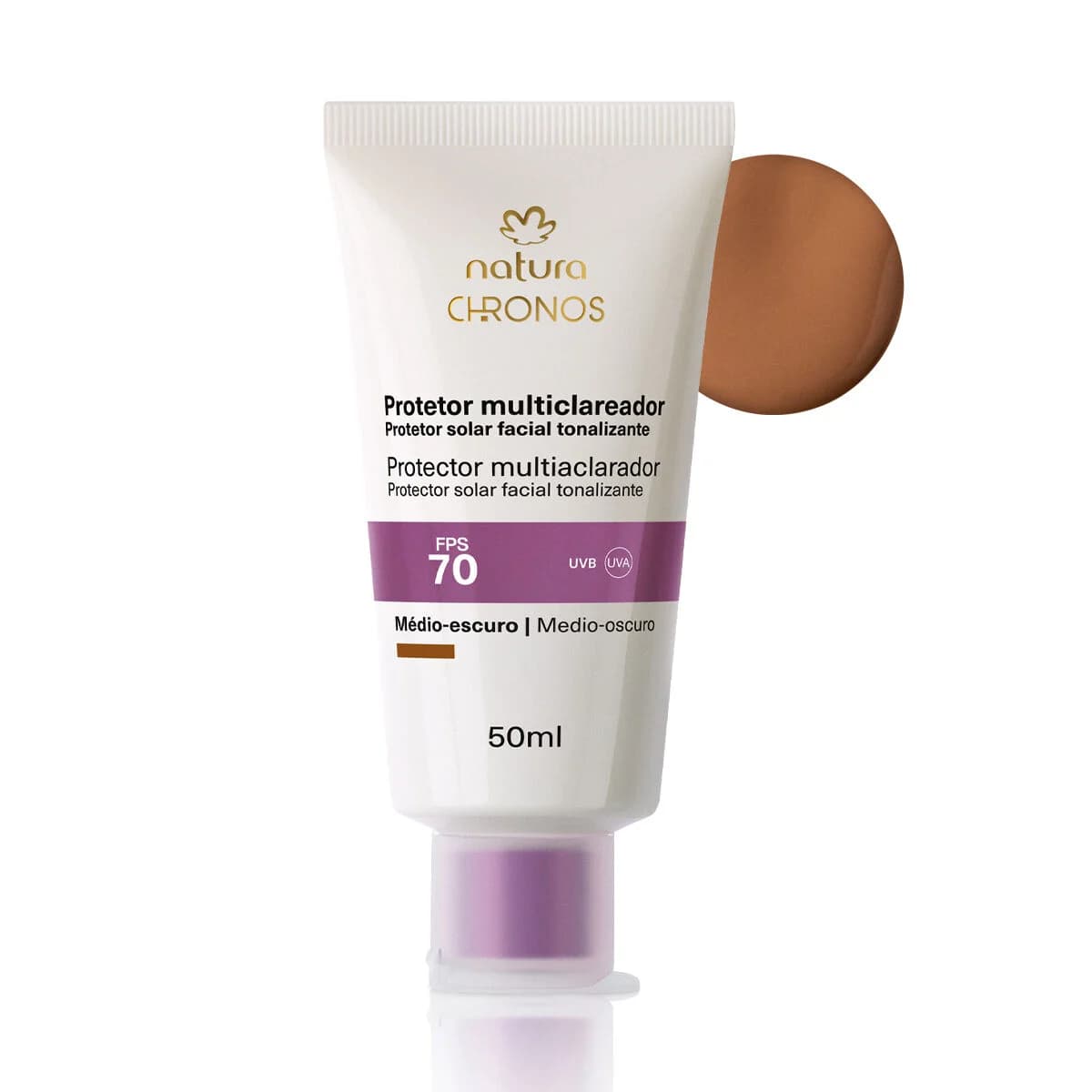 Protetor Clareador FPS 70 Chronos Derma 50 ml — foto 1
