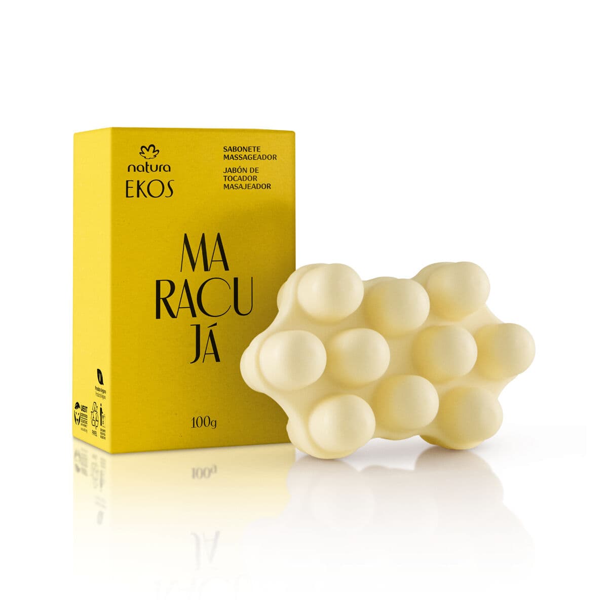 Sabonete em Barra Massageador Ekos Maracujá 100 g — foto 1