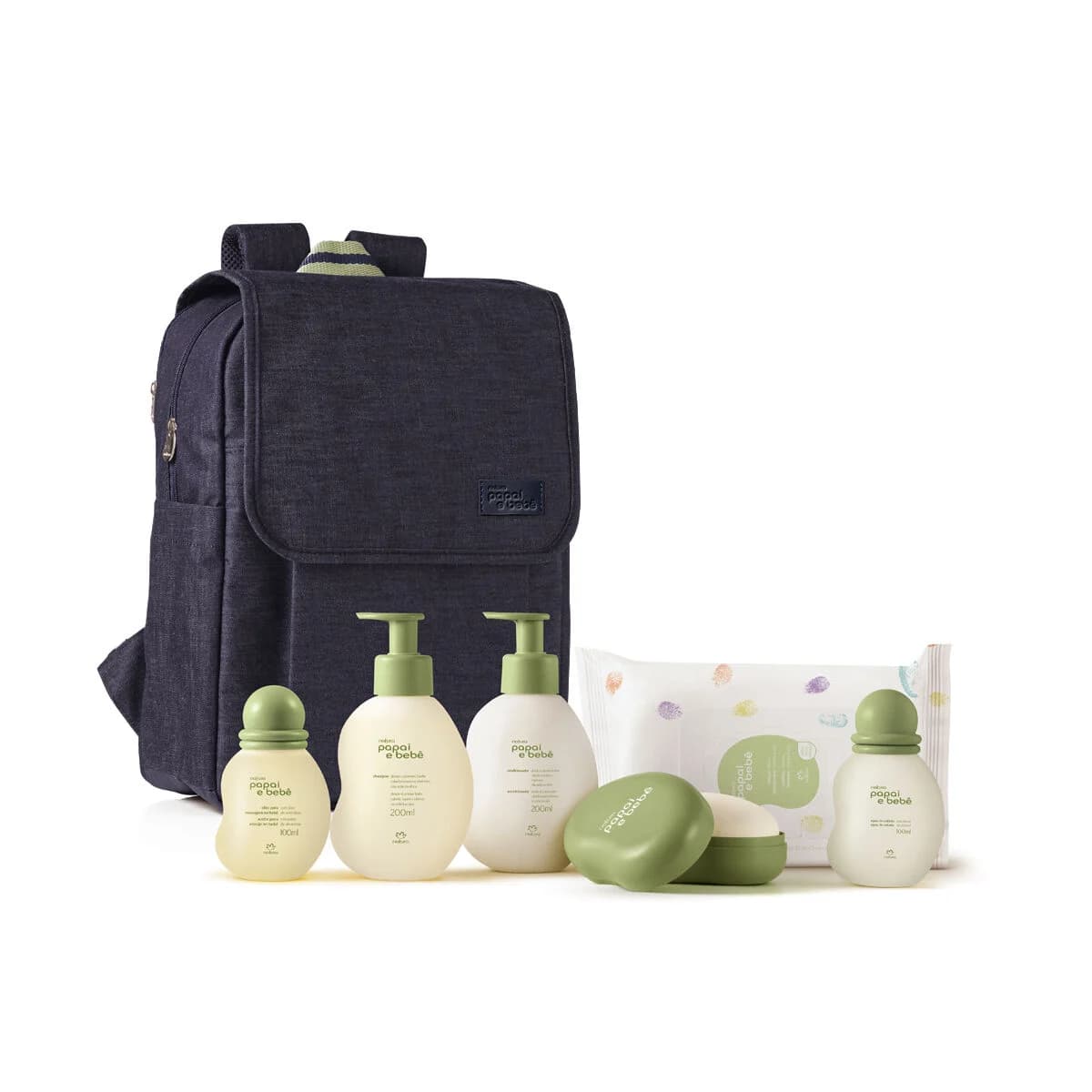 Conjunto Papai e Bebe com mochila e trocador (7 produtos) — foto 1