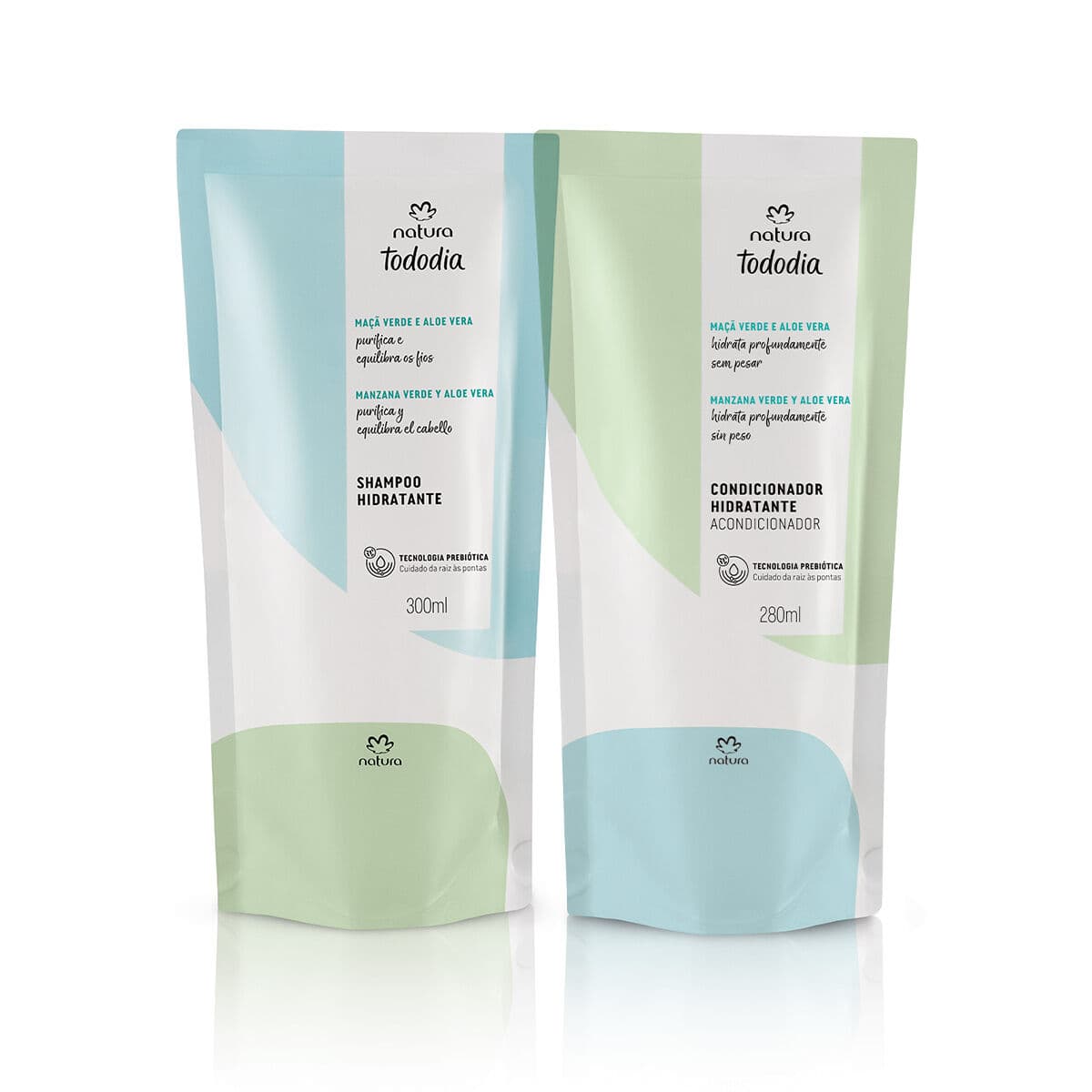 Kit Refil Detox Tododia Chá de Hortelã e Gengibre Shampoo + Condicionador 2 produtos — foto 1