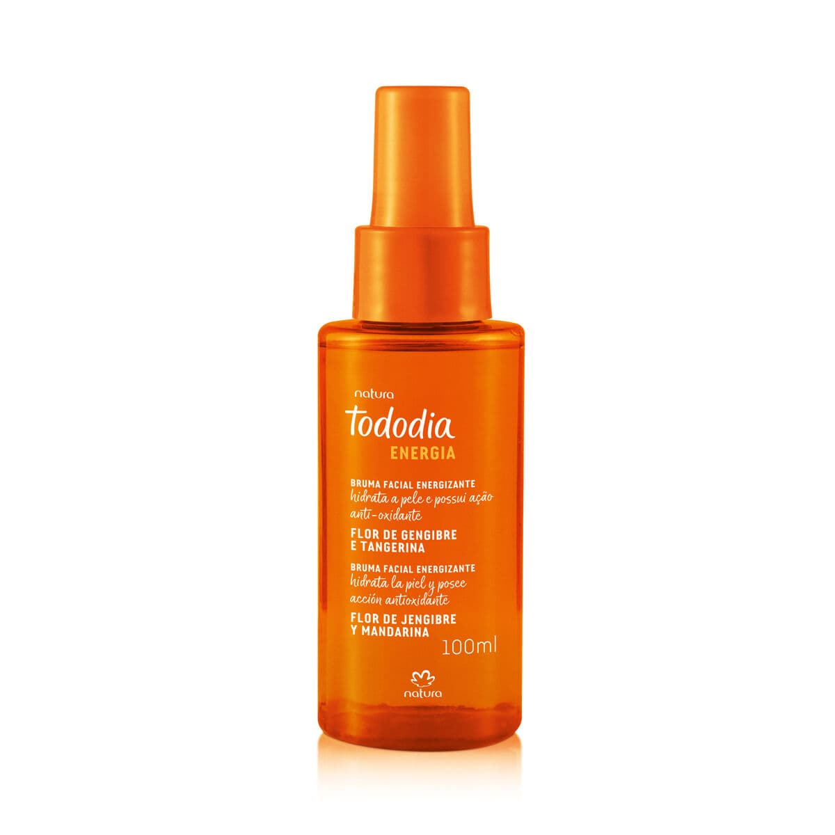 Bruma Facial Energizante Tododia Flor de Gengibre e Tangerina 100 ml — foto 1