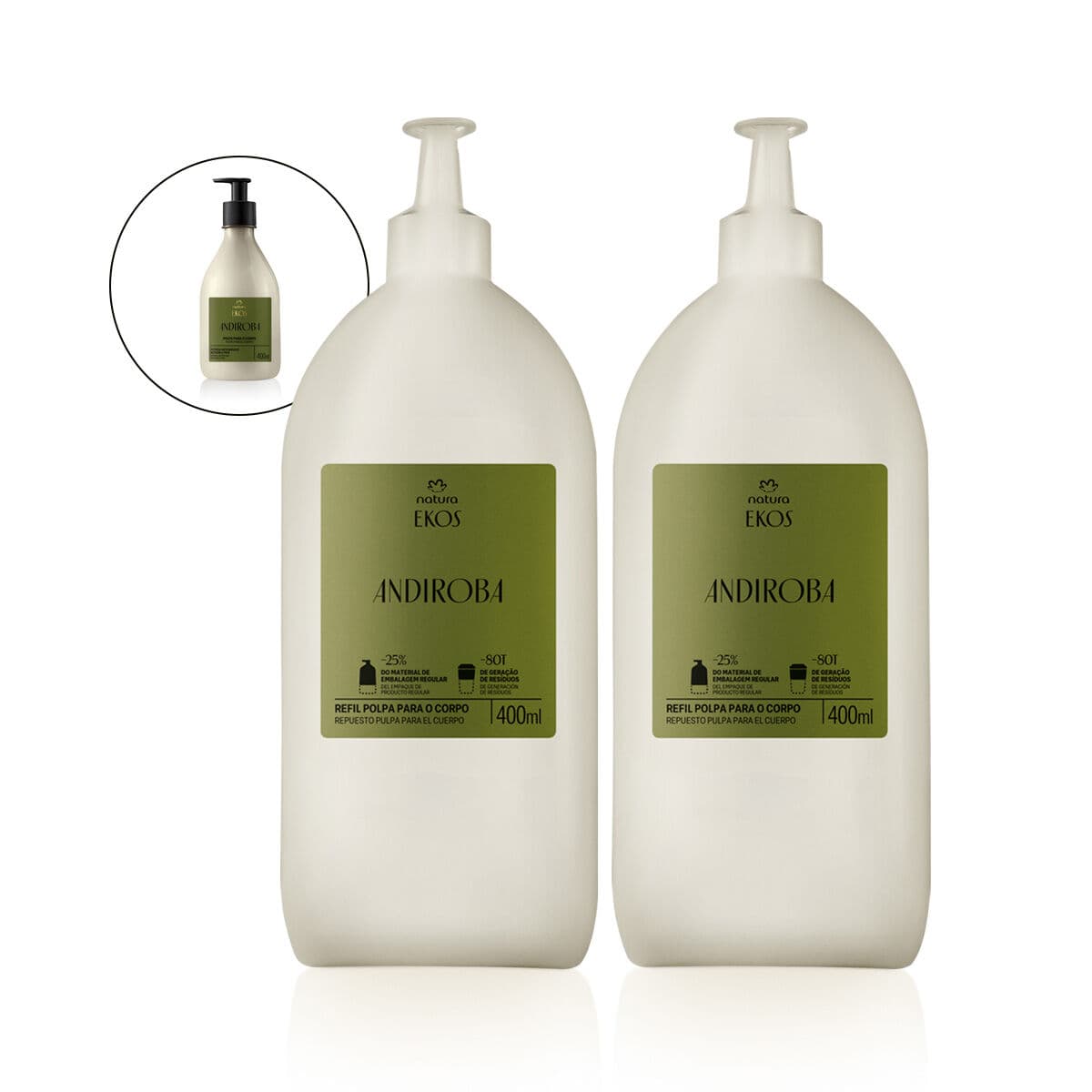 Kit Creme Desodorante Hidratante para o Corpo Ekos Andiroba (2 unidades) — foto 1