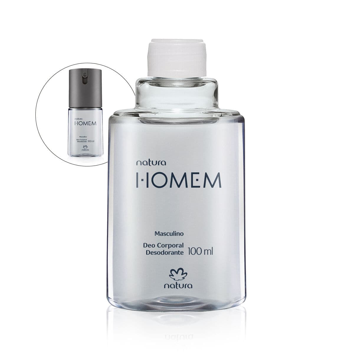 Refil Desodorante Corporal Natura Homem 100 ml — foto 1