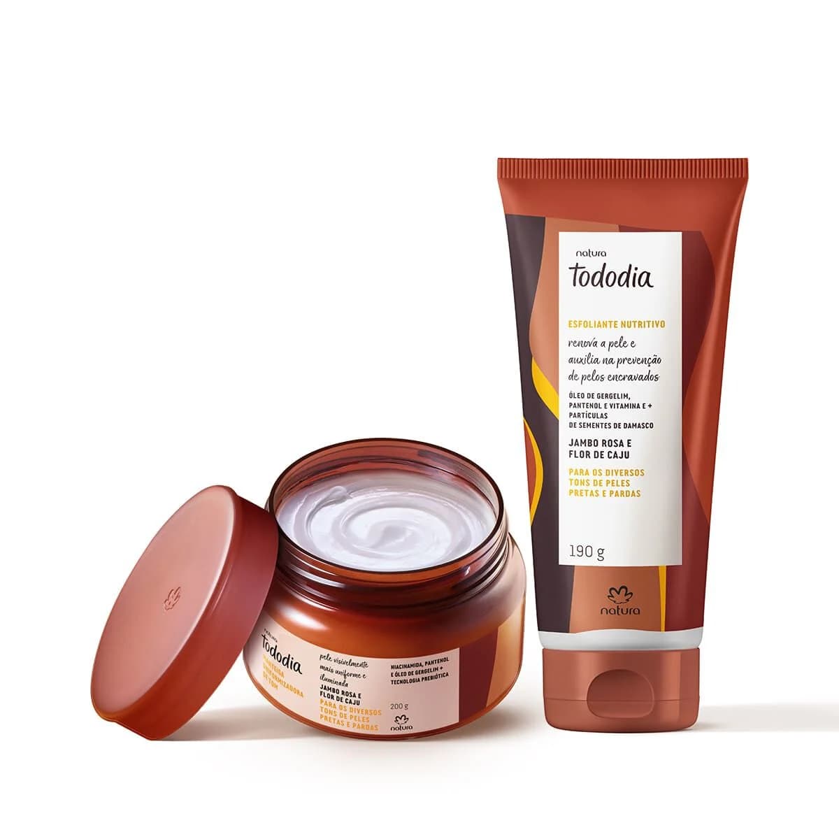 Kit Tododia Jambo Rosa e Flor de Caju com Esfoliante e Manteiga Corporal (2 produtos) — foto 1