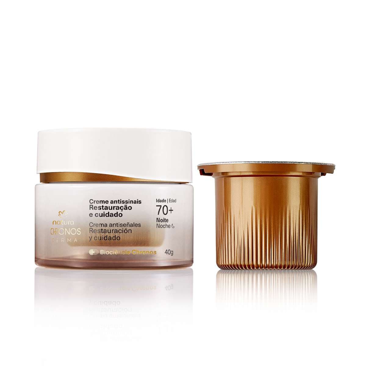 Kit Creme Antissinais 70+ Noite Chronos Derma com Refil — foto 1