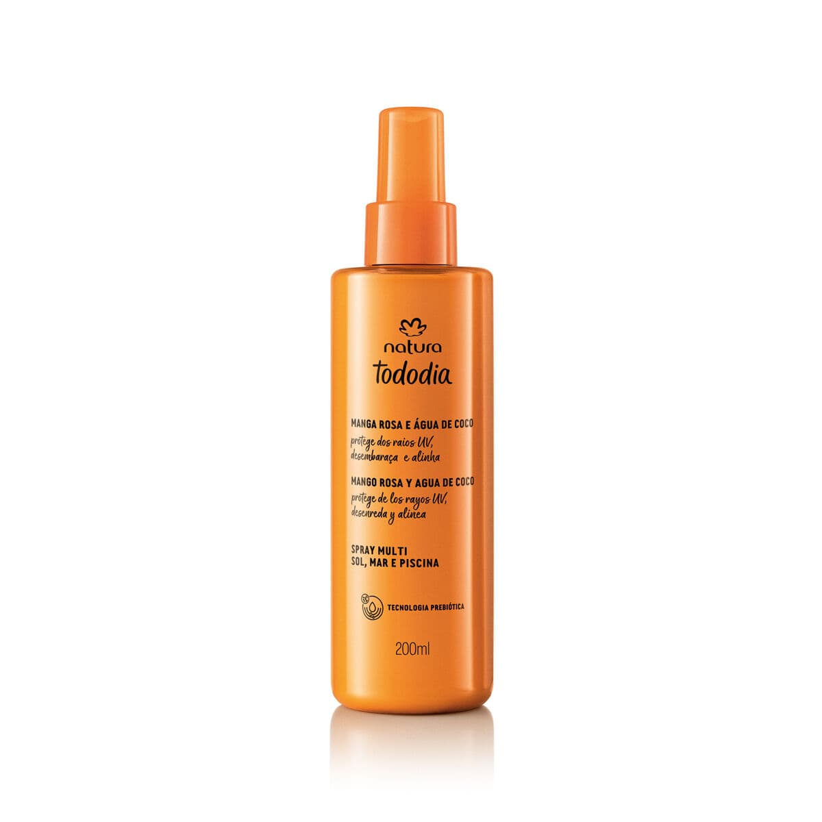 Spray Multi Sol, Mar e Piscina Tododia Manga Rosa e Água de Coco 200 ml — foto 1