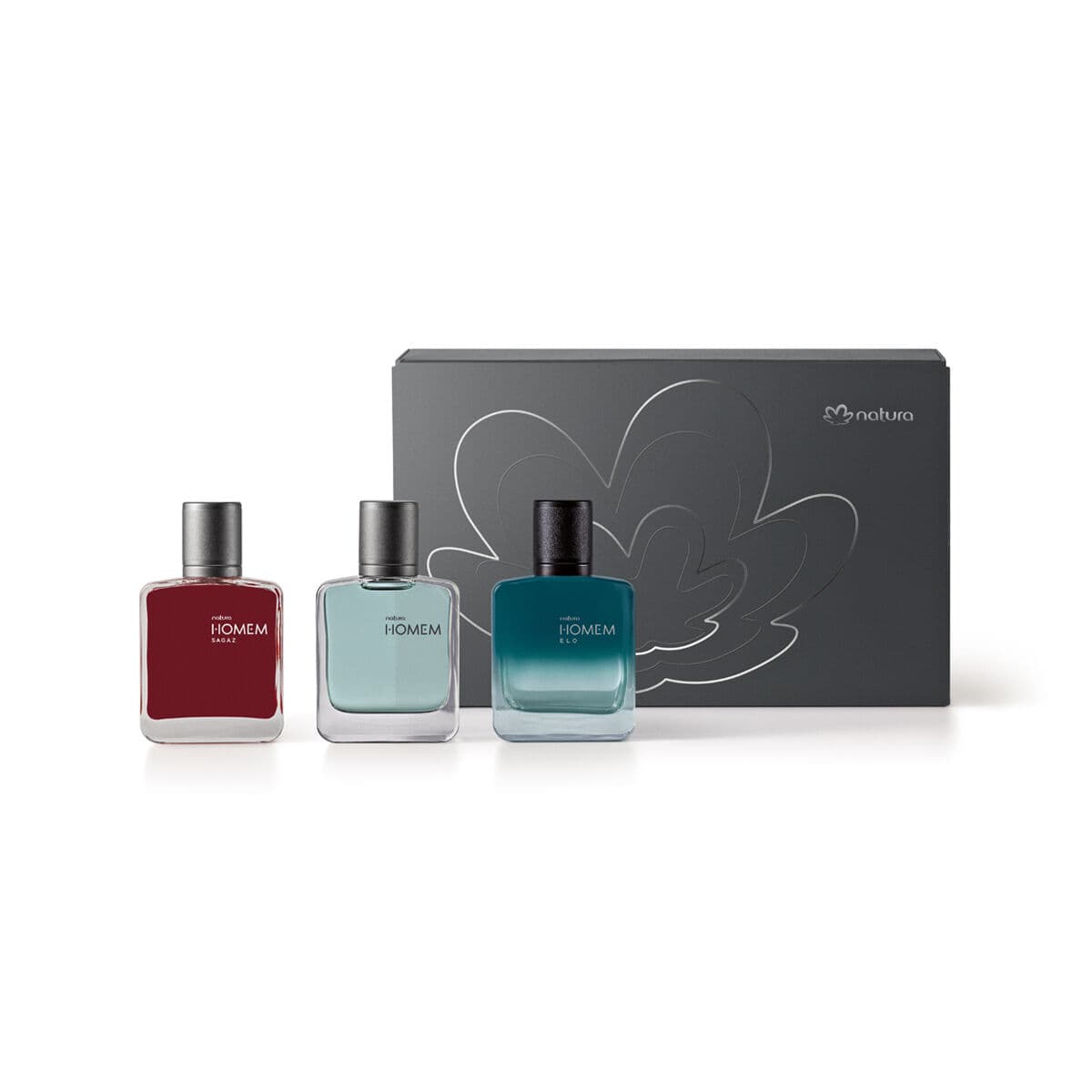 Coleção Especial Miniaturas de Natura Homem 3 un de 25 ml