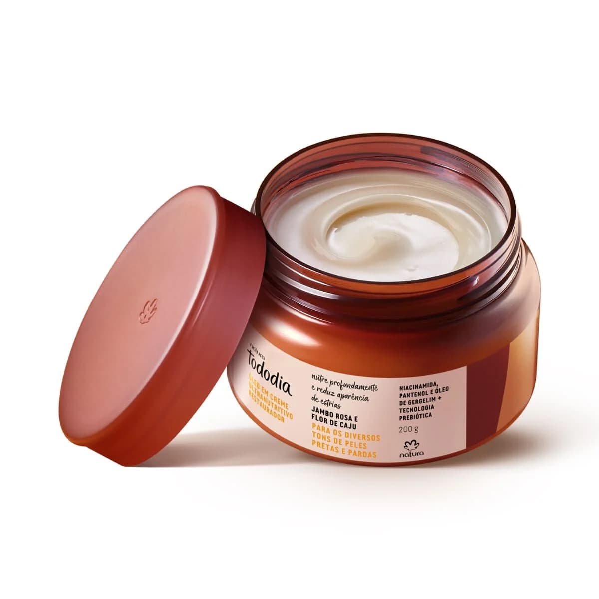 Óleo em Creme Ultranutritivo Restaurador Tododia Jambo Rosa e Flor de Caju 200 ml — foto 1