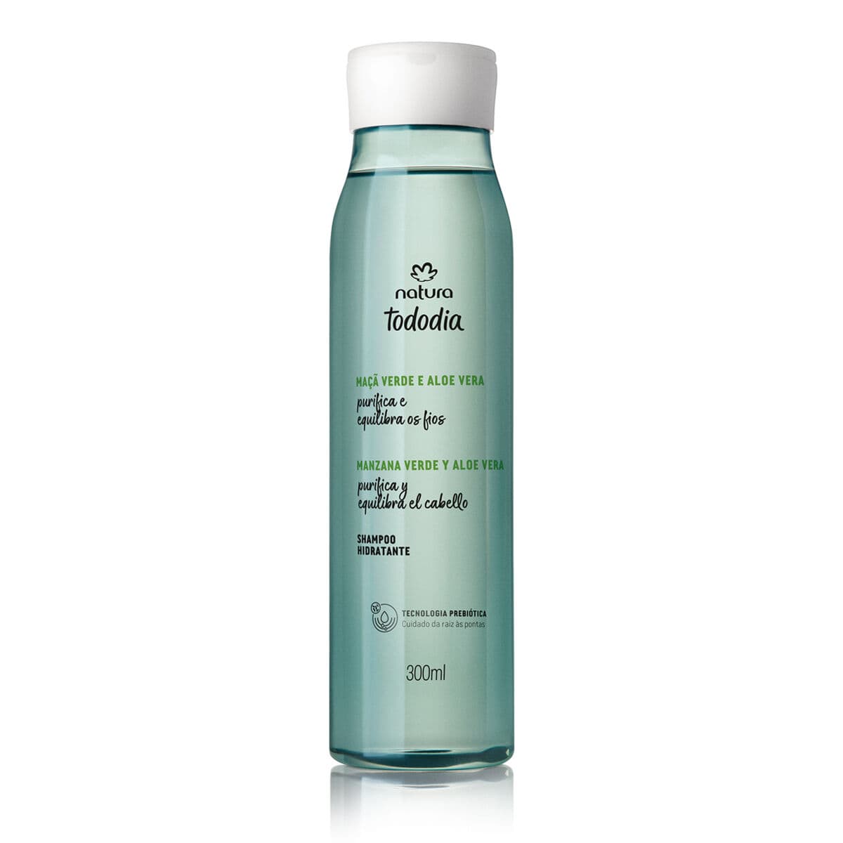 Shampoo Hidratante Tododia Maçã Verde e Aloe Vera 300 ml — foto 1