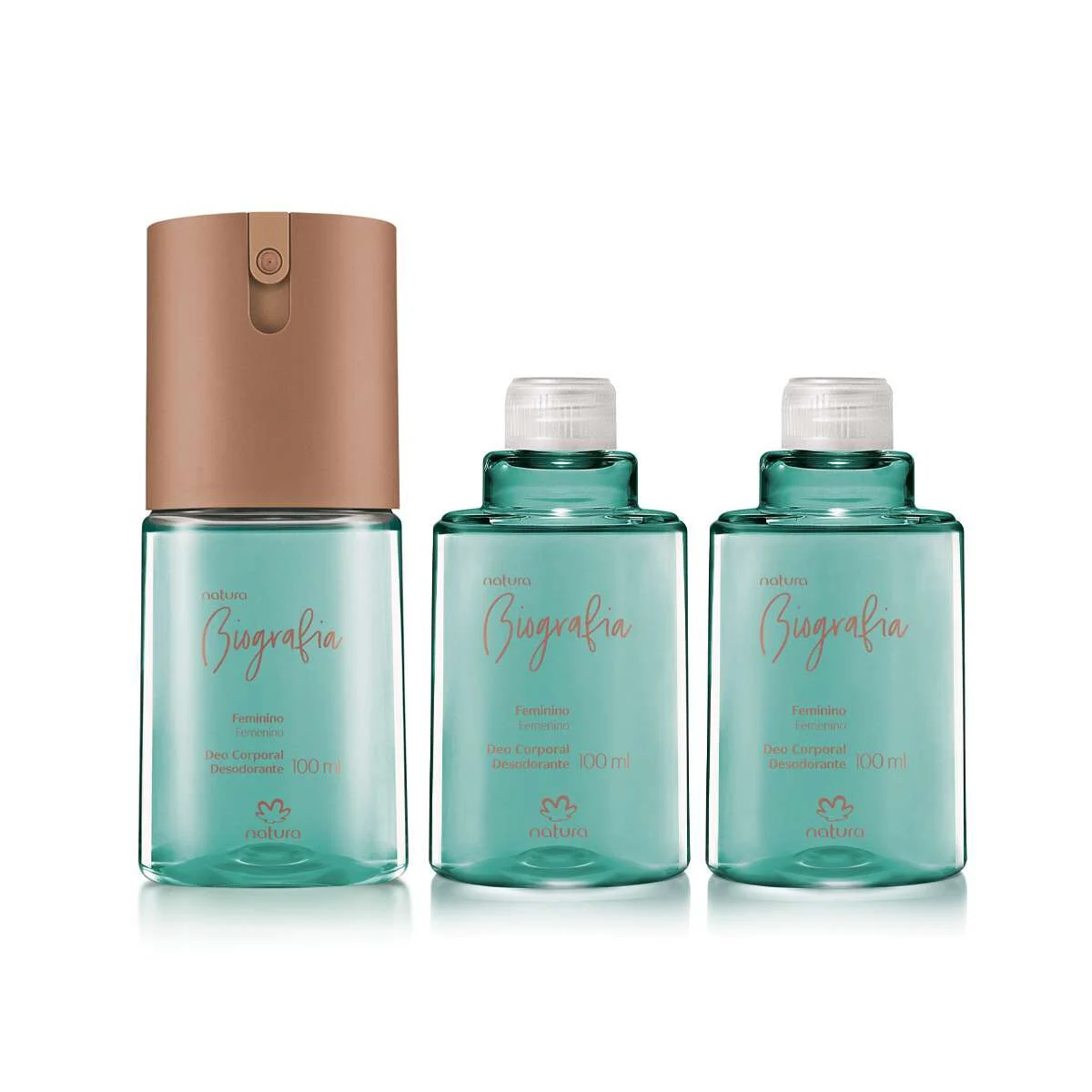 Kit Desodorante Corporal Biografia Feminino (3 produtos) — foto 1