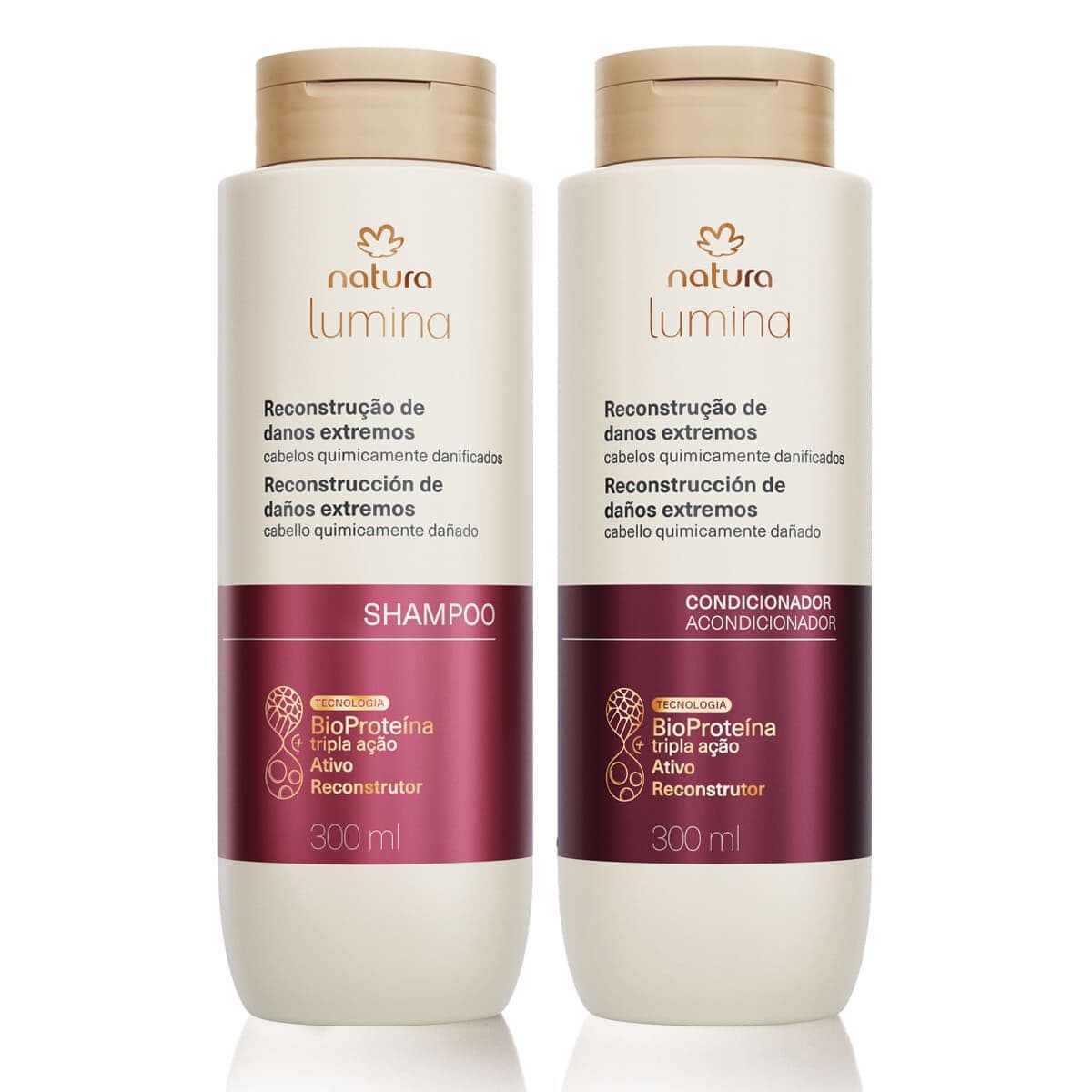 Kit Shampoo e Condicionador Reconstrução de Danos Extremos 2 un de 300 ml — foto 1