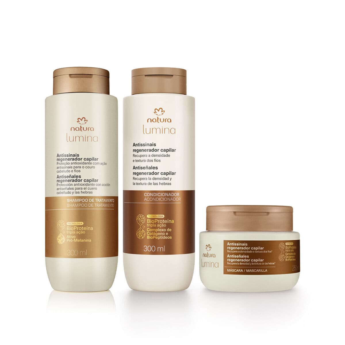 Kit Lumina Antissinais Regenerador Capilar (3 produtos) — foto 1