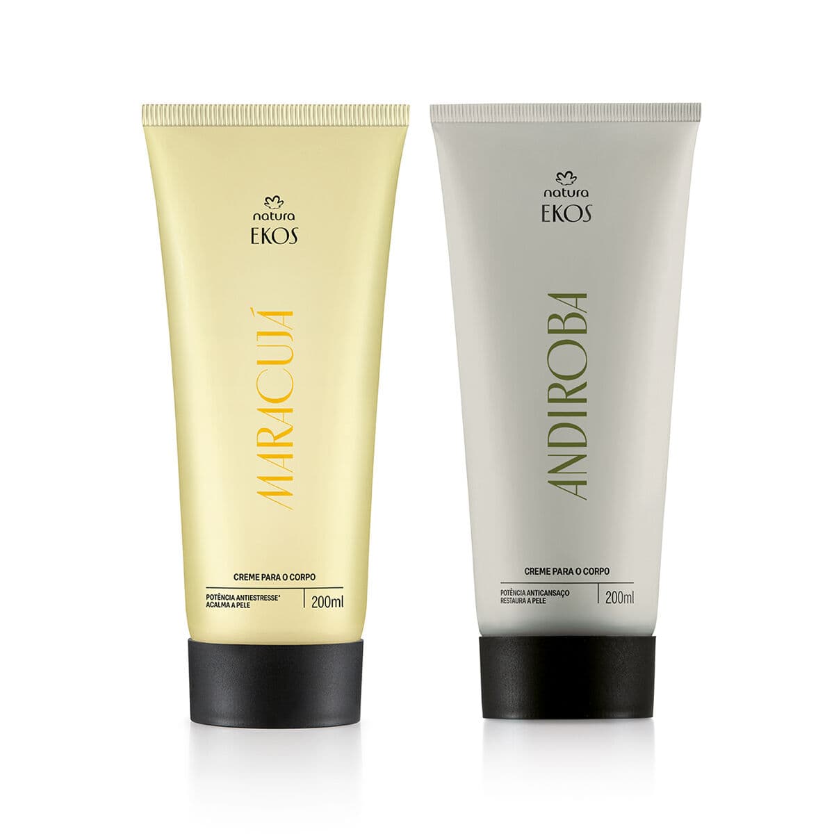 Kit Creme Desodorante Hidratante para o Corpo Ekos Maracujá e Ekos Andiroba 2 un de 200 ml — foto 1