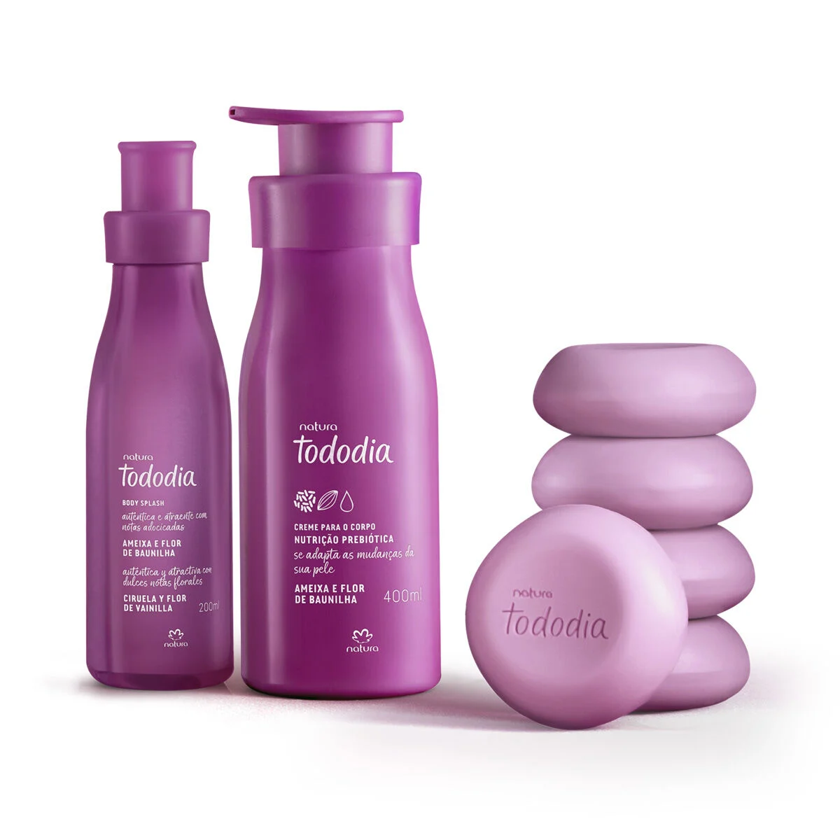 Kit Banho, Hidratação e Perfumação Tododia Ameixa e Flor de Baunilha — foto 1