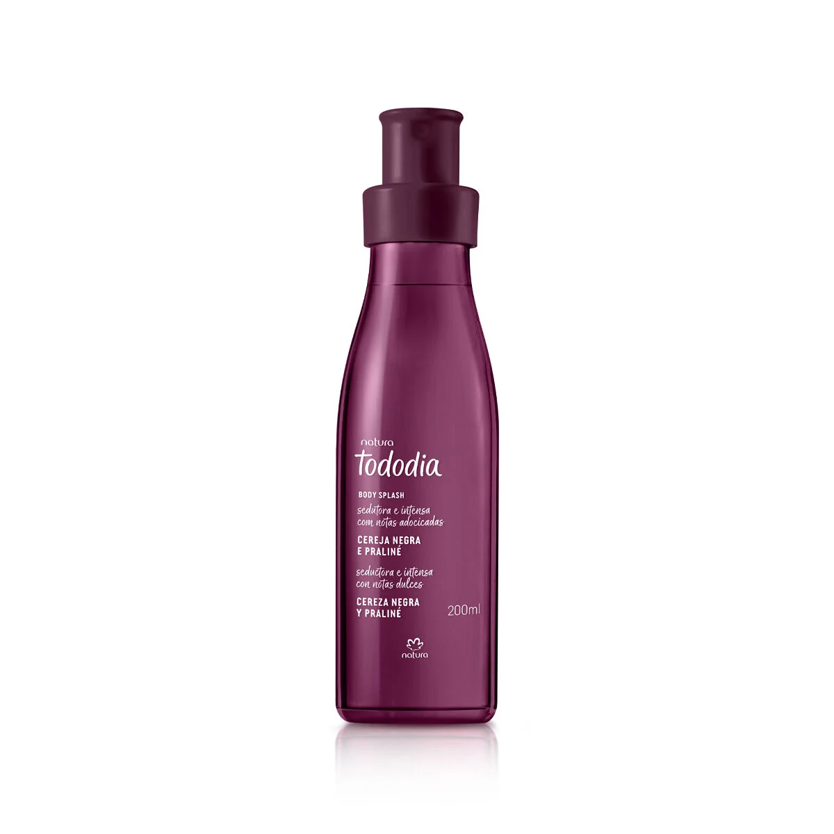 Body Splash Desodorante Colônia Tododia Cereja Negra e Praliné 200 ml — foto 1