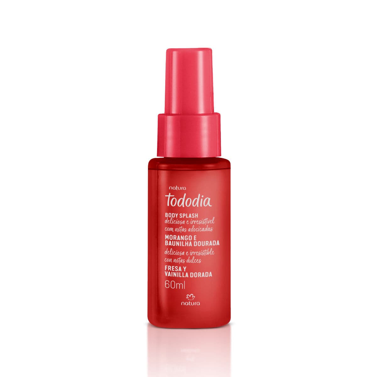 Body Splash Desodorante Colônia Tododia Morango e Baunilha Dourada 60 ml — foto 1