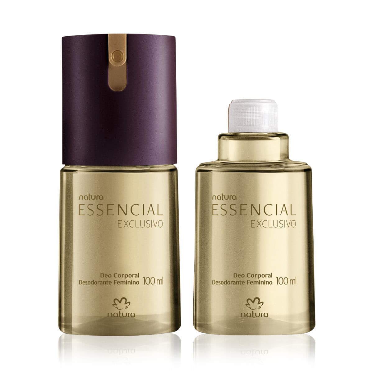 Desodorante Corporal Natura Essencial Exclusivo Feminino com Refil 100 ml (2 unidades) — foto 1