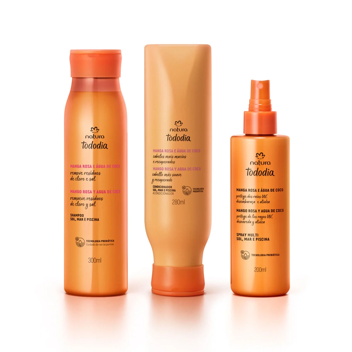 Kit Sol, Mar e Piscina Tododia Manga Rosa e Água de Coco (3 produtos) — foto 1