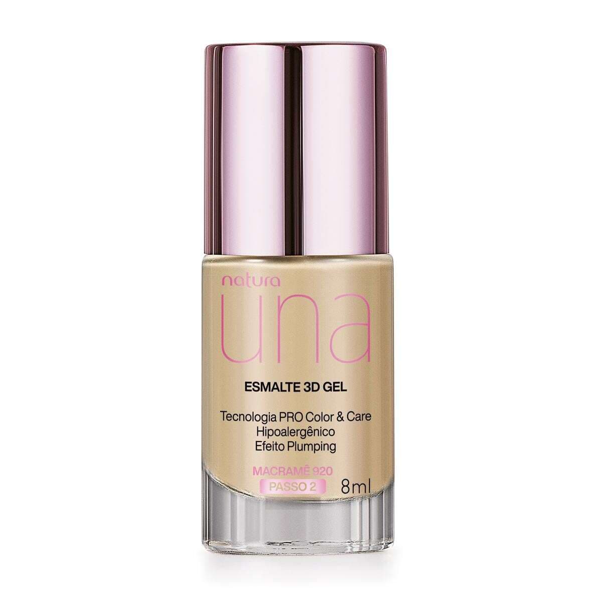 Esmalte 3D Gel Una Macramê 920 8 ml — foto 1