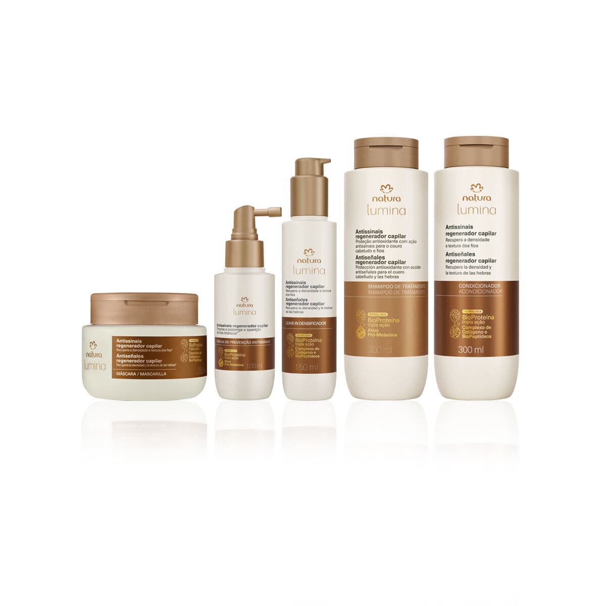Kit Lumina Antissinais Regenerador Capilar Completo (5 produtos) — foto 1
