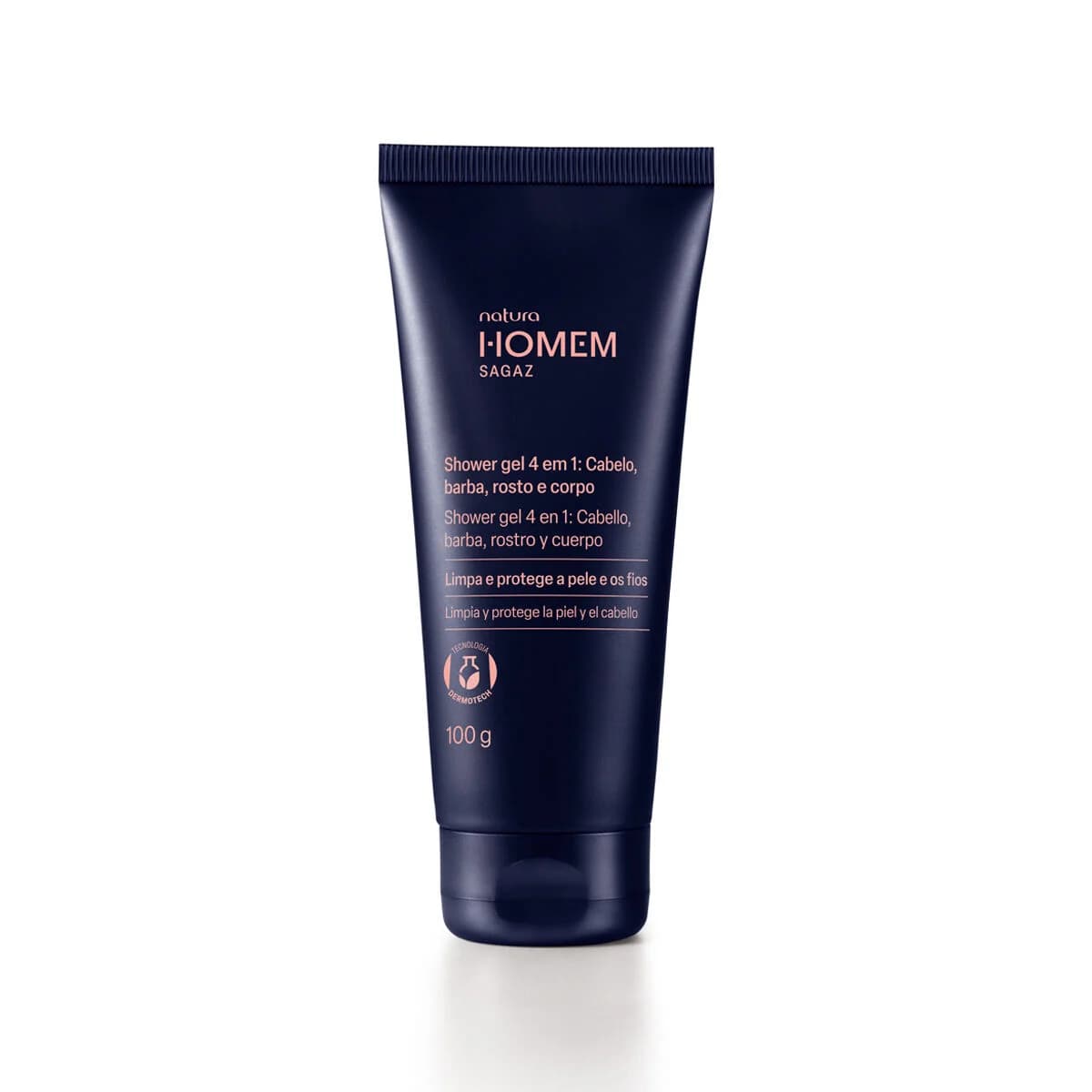 Shower Gel 4 em 1 Natura Homem Sagaz 100 g — foto 1