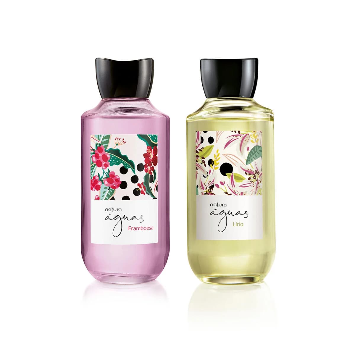 Kit Deo Colônia Feminino Framboesa e Lírio Águas de Natura 2 produtos de 170 ml — foto 1