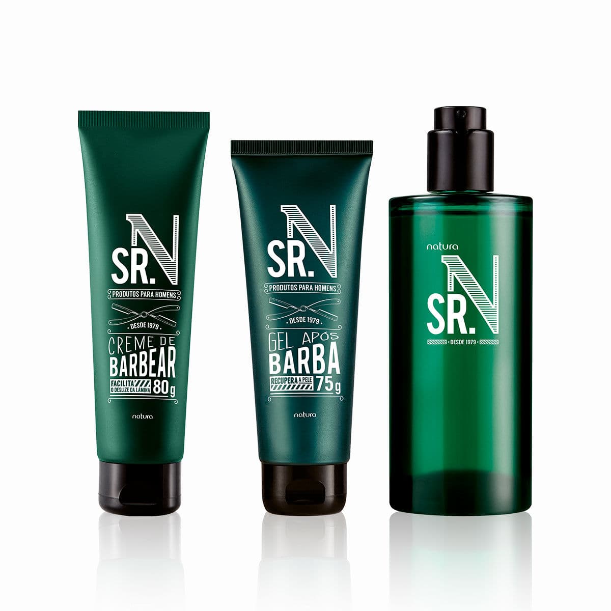 Kit Sr. N, Creme de Barbear e Gel Pós Barba (3 produtos) — foto 1