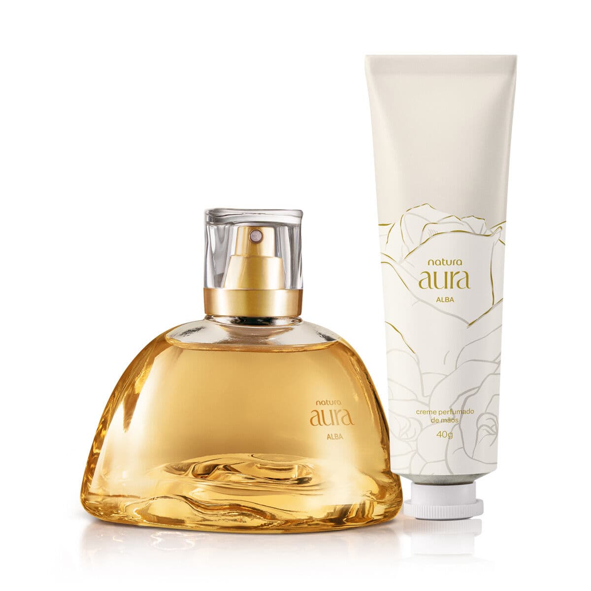 Kit Eau De Parfum e Creme para as Mãos Natura Aura Alba — foto 1