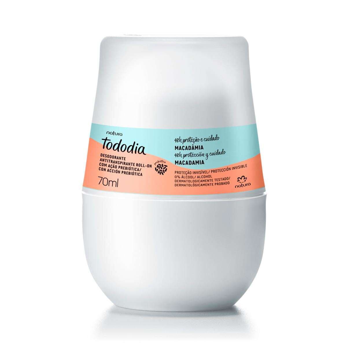 Desodorante Antitranspirante Roll on Tododia Macadâmia 70 ml — foto 1
