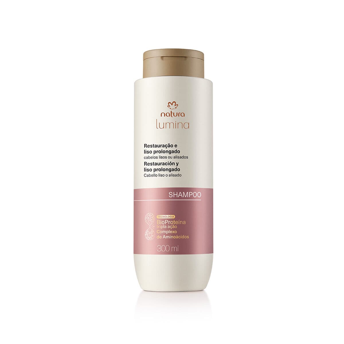 Shampoo Lumina Restaurador para Restauração e Liso Prolongado 300 ml — foto 1