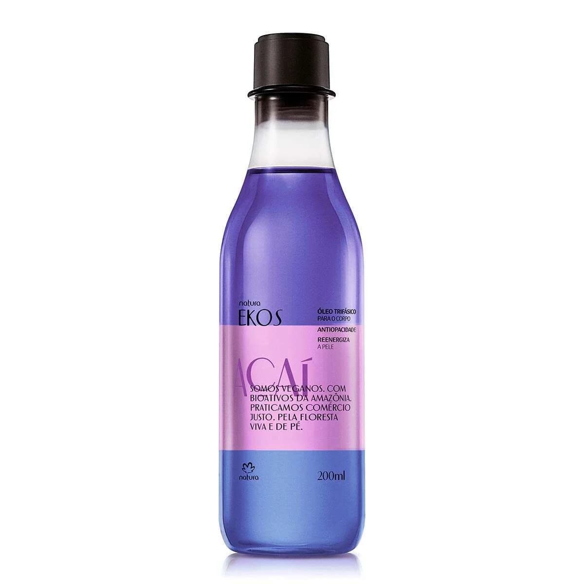 Óleo Trifásico Desodorante Corporal Ekos Açaí 200 ml — foto 1
