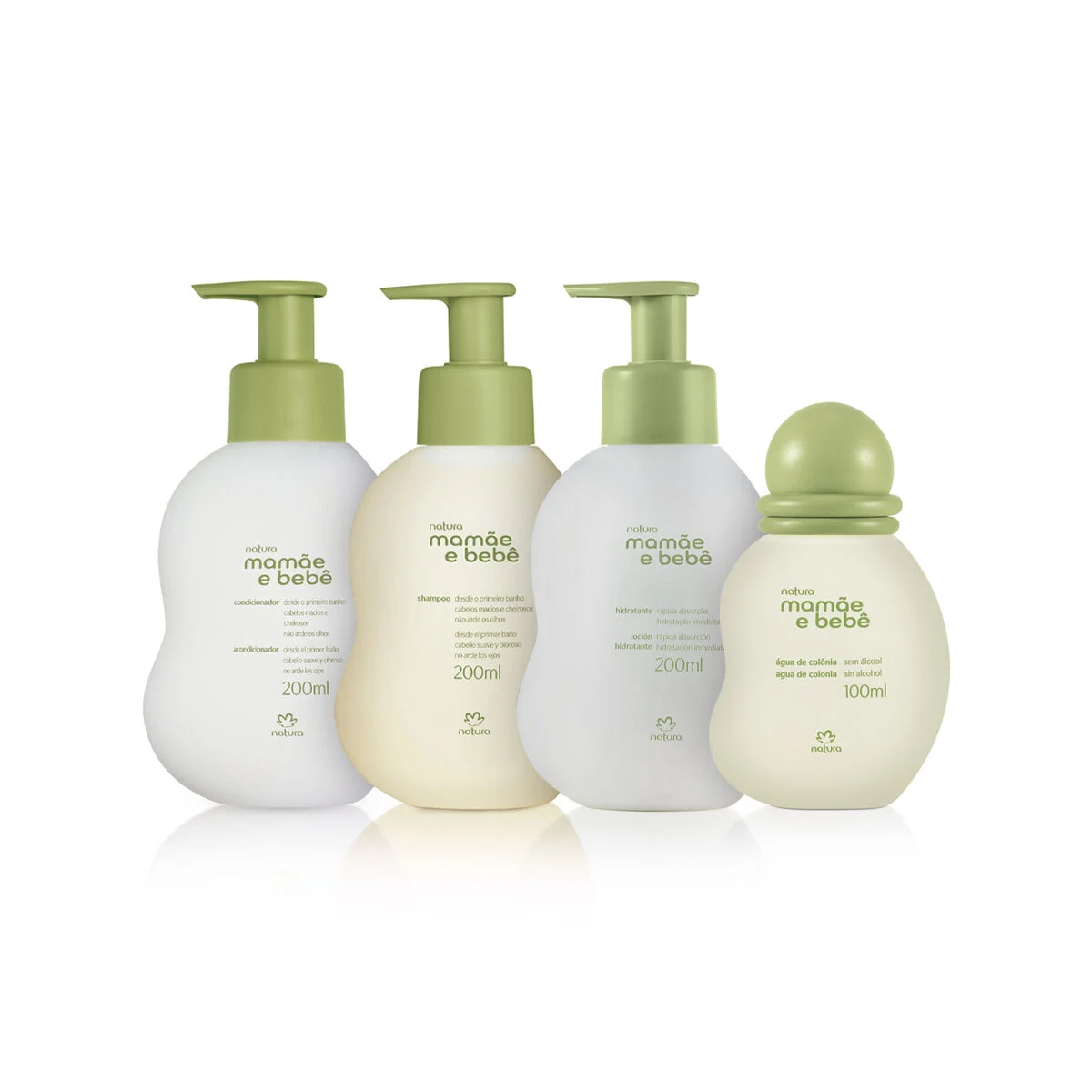 Kit Shampoo, Condicionador, Colônia e Hidratante Mamãe e Bebê — foto 1