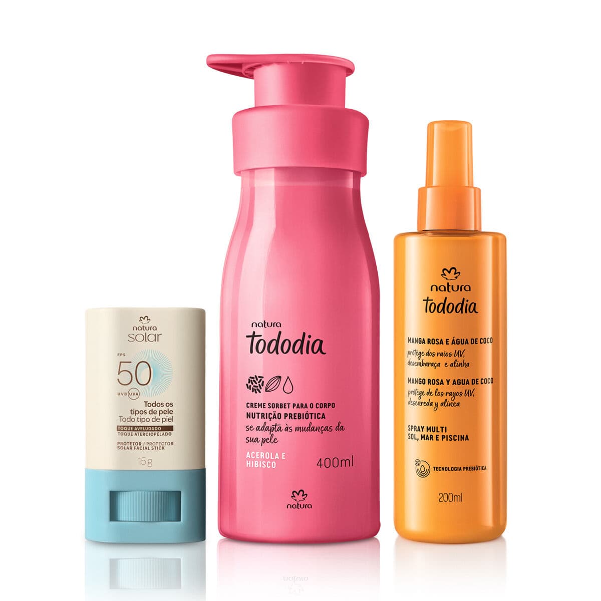 Kit Verão Tododia Acerola e Hibisco e Natura Solar — foto 1