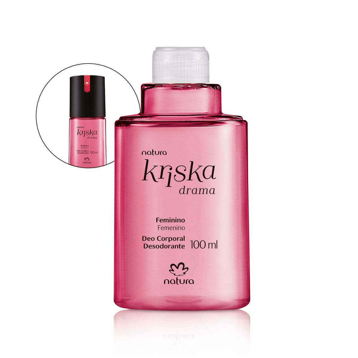 Refil Desodorante Corporal Kriska Drama Feminino 100 ml — foto 1