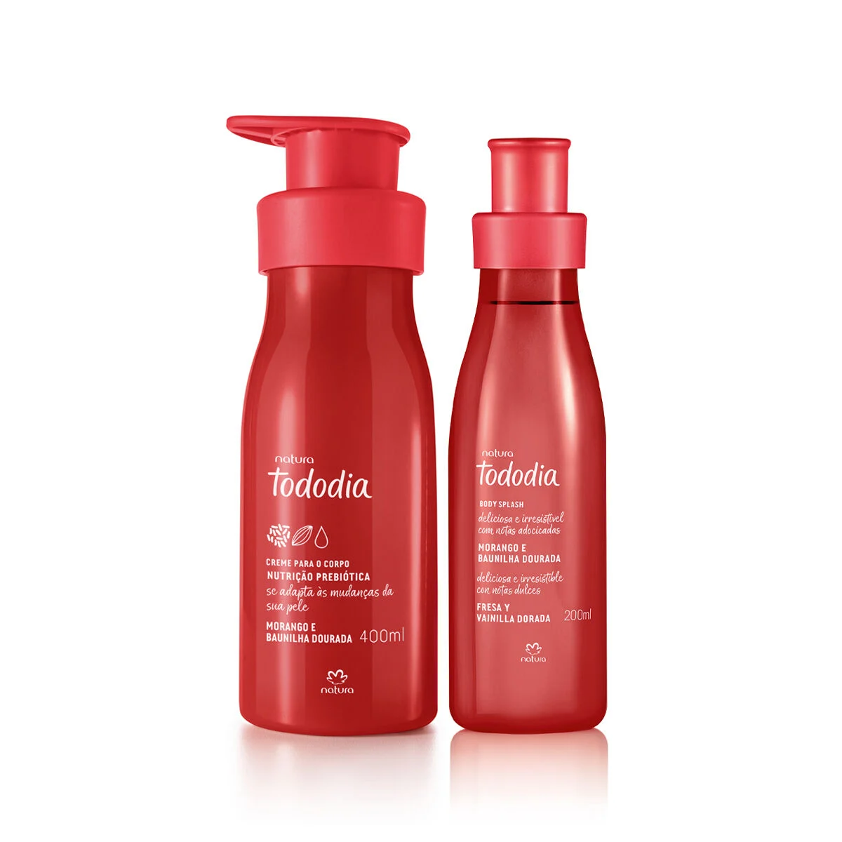 Kit Tododia Morango e Baunilha Dourada com Body Splash (2 produtos) — foto 1