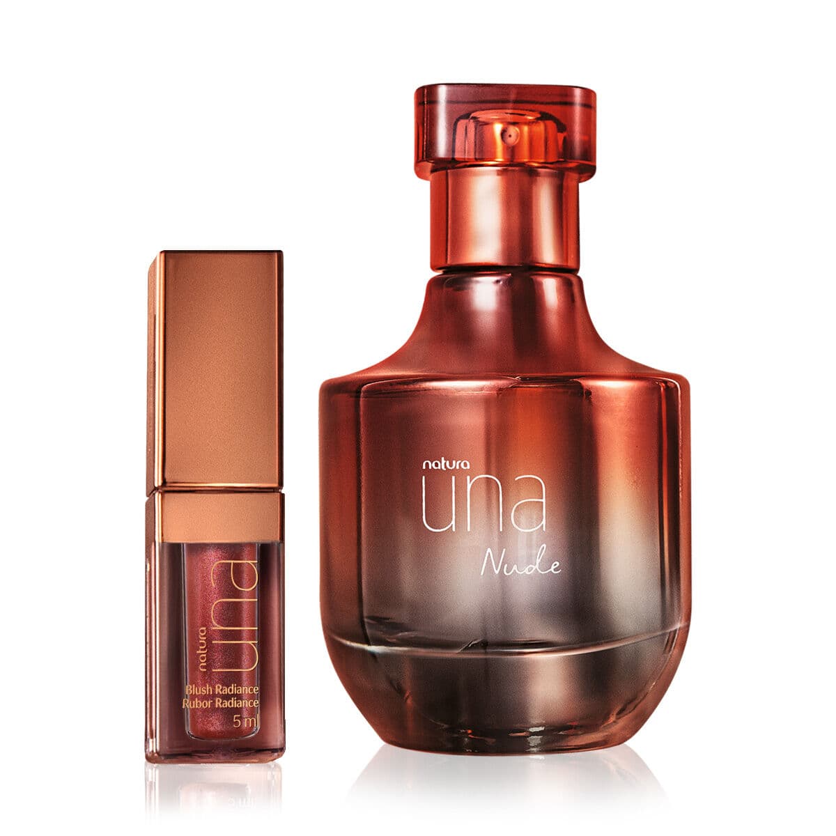 Kit Natura Una Nude Deo Parfum e Blush Líquido (2 produtos) — foto 1