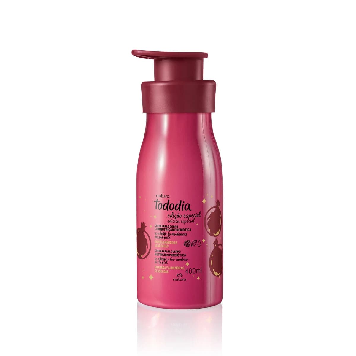 Creme Desodorante Nutritivo para o Corpo Tododia Romã e Amêndoas Glaceadas 400 ml — foto 1