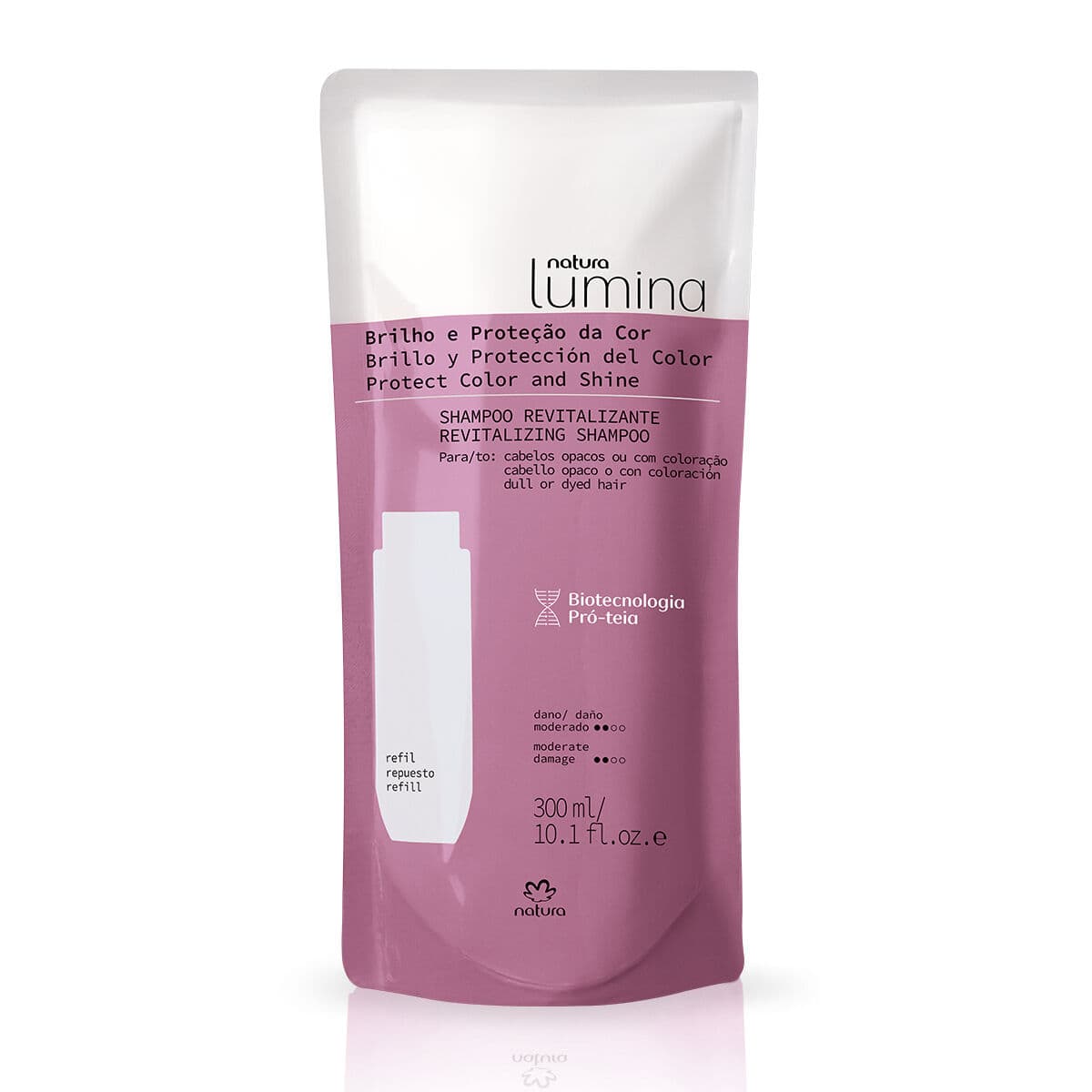 Refil Shampoo Revitalizante para Cabelos Opacos ou com Coloração Lumina 300 ml — foto 1