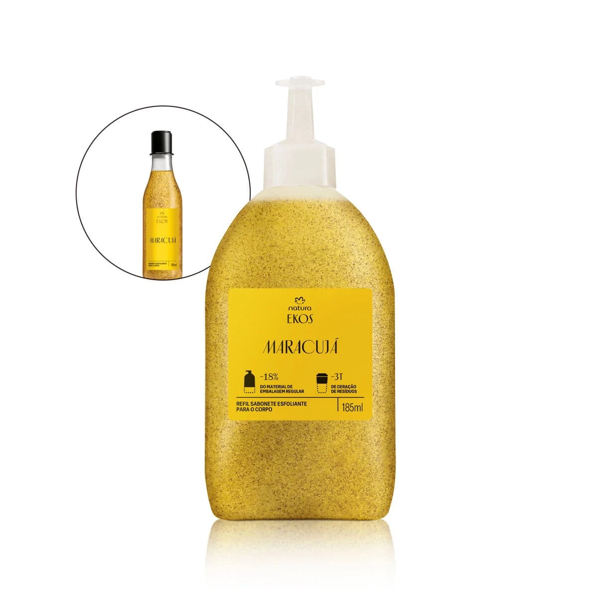 Refil Ekos Sabonete Líquido Esfoliante Maracujá — foto 1