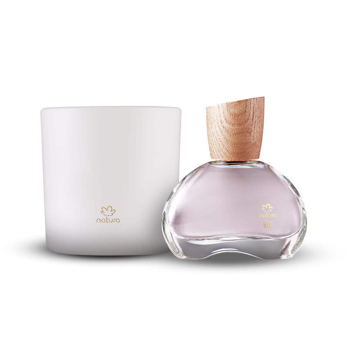 Kit Eau de Parfum Natura 679 Ambrette Copaíba e Vela Perfumada 774 Rosa Capitiú (2 produtos) — foto 1