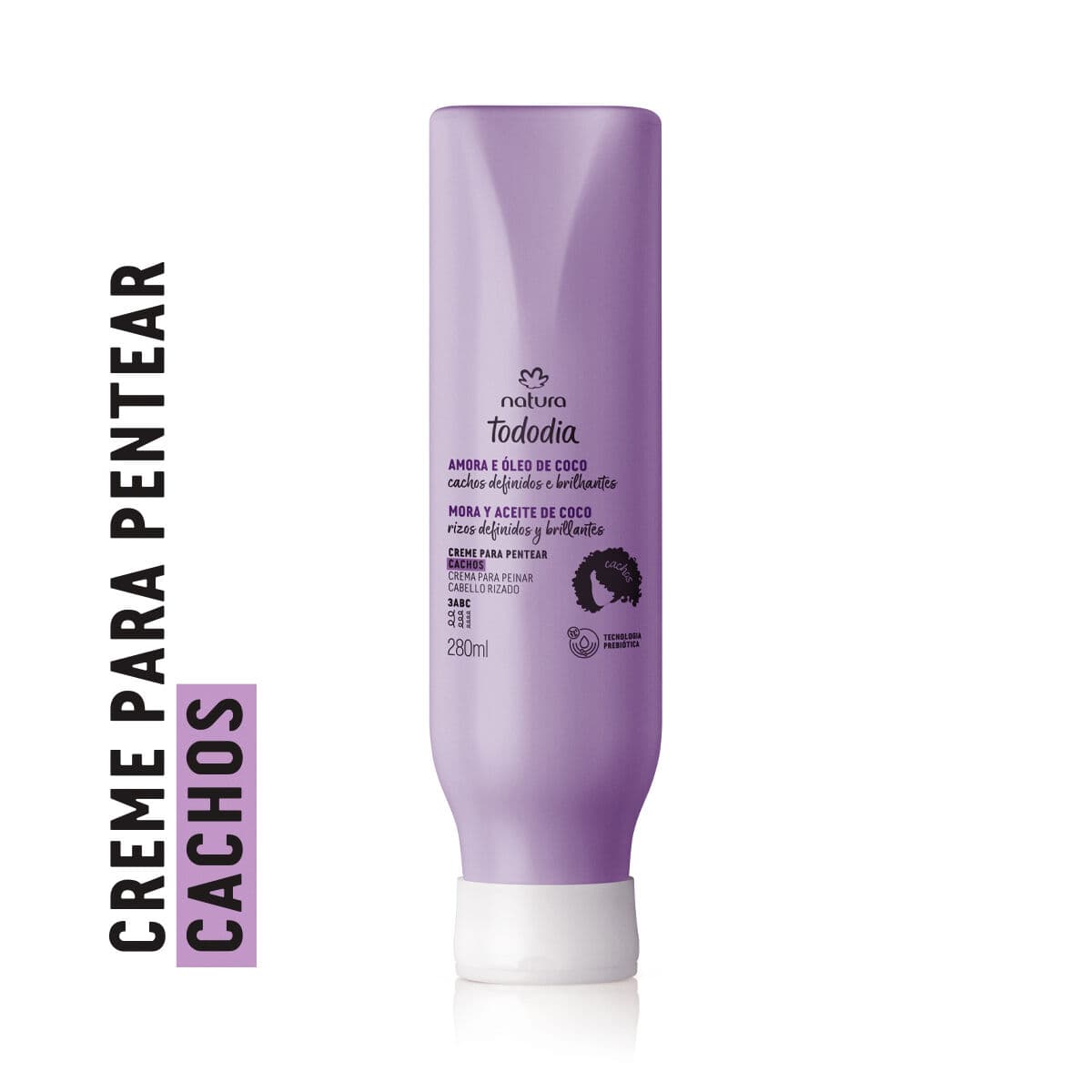 Creme para Pentear Cachos Tododia Amora e Óleo de Coco 280 ml — foto 1